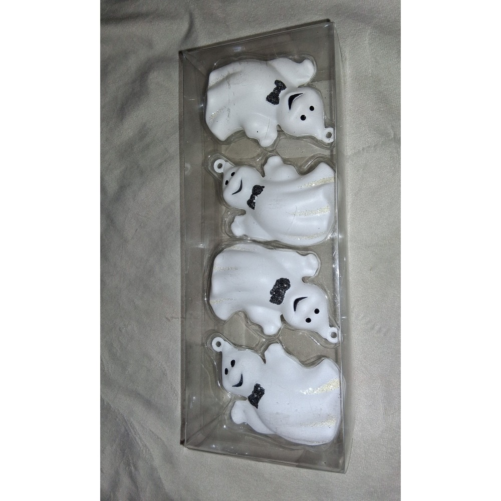 Ashland Happy Haunting Ghost Ornaments Set of 4 New Halloween Tree‎ Decorations